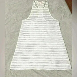 Victorias Secret White Beach Cover Up  Size Small